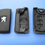 Peugeot 3 Button Flip Remote Key Shell